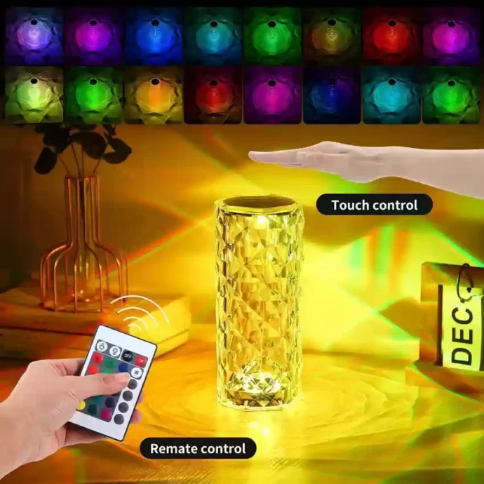 ⁦crystal table lamp⁩ - الصورة ⁦3⁩